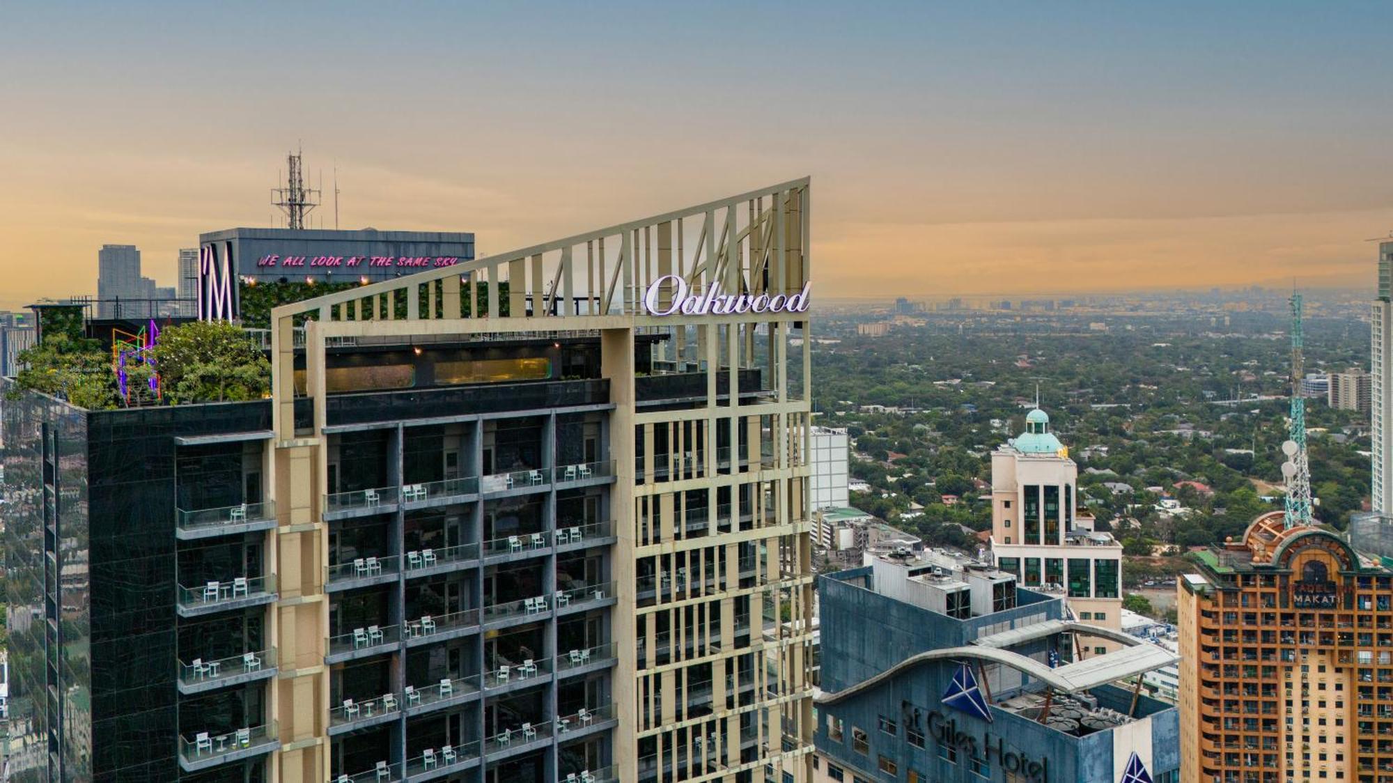 Hotel Oakwood Makati Avenue Makati City Exterior foto